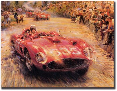 Trademark Global 535-Gallery Wrapped Giclee Canvas Art, 35 x 47