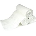 Heritage, Accufit Trash Bags, 44 Gallon, 37x50, Low Density, 0.9 Mil, Clear, 100 CT, 5 rolls of 20 bags per roll