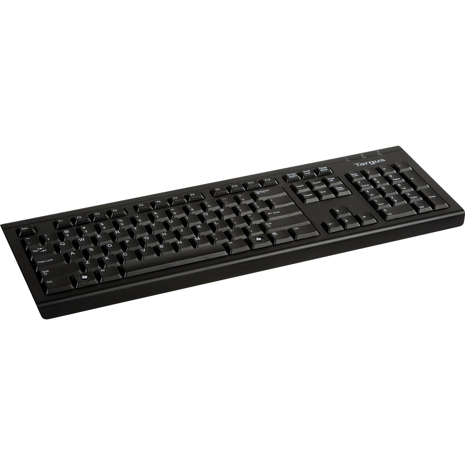 Targus USB Wired Keyboard, Black (AKB30USZ)