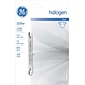 100 Watt GE T-3 Double Ended Halogen Light Bulb, Clear