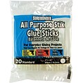 SUREBONDER® 4 All Temperature All Purpose Hot Melt Glue Sticks, Clear, 20/Pack