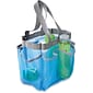 Honey-Can-Do 6 Pocket Shower Tote, Blue (SFT-01103)