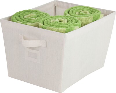 Honey Can Do® Large Tapered Bin, Canvas