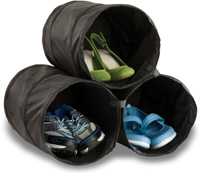 Honey Can Do® Black Shoe Tubes
