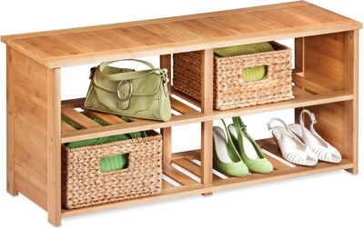 Honey Can Do® Bamboo Shoe Bench