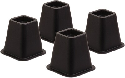 Honey Can Do Bed Risers, Black (STO-01136)