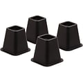 Honey Can Do® Bed Risers, Black (STO-01136)