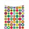 Barker Creek Peel and Stick Library Pocket, Disco Dots Design, 30/Pack