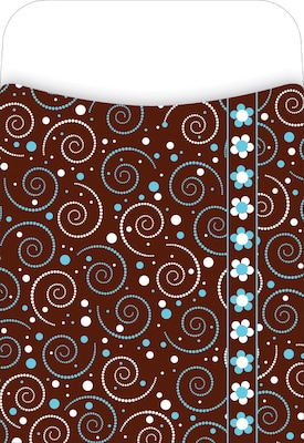Barker Creek Hot to Dot Peel & Stick Library Pockets, 5.125 x 3.5, 30/Pack (LL1227)