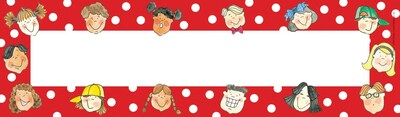 Barker Creek Friend Desk Tag, 12 L x 3 1/2 W, 36/Pack