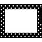 Barker Creek Black and White Dot Name Tag, 3 1/2" W x 2 3/4" D, 45/Pack