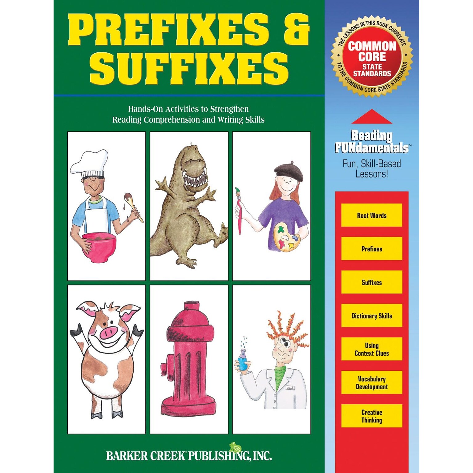 Barker Creek Prefixes & Suffixes Grammar Activity Book (LL1606)