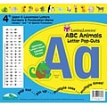 Barker Creek ABC Animals 4 Letter Pop Out, All Age