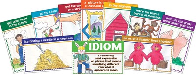 Barker Creek Idioms Chart Set, 17 x 11