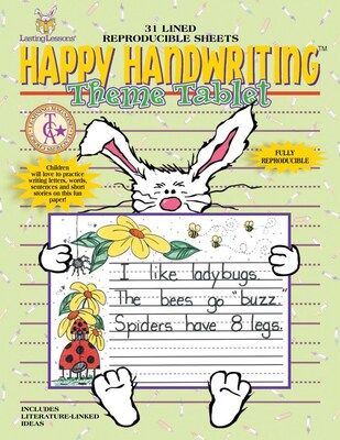 Happy Handwriting™ Theme Tablet, K - 2 Grade