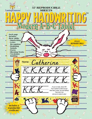 Happy Handwriting™ Modern ABC Tablet, K+ Grade