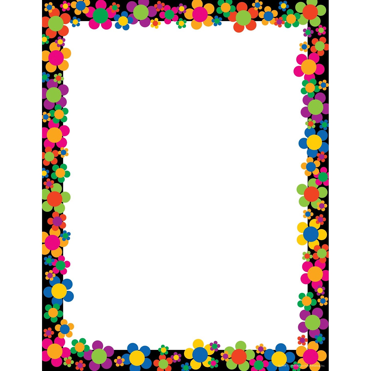 Barker Creek Neon Computer Paper, 8.5 x 11, 60 lbs., Multicolored, 50 Sheets/Pack (LL730)