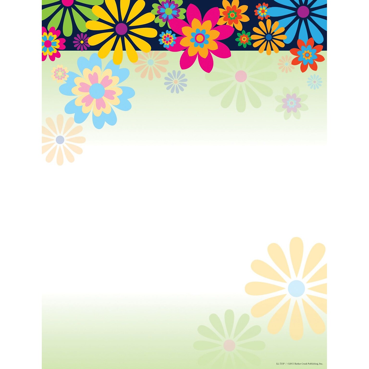 Barker Creek Italy Computer Paper, 8.5 x 11, 60 lbs., Multicolored, 50 Sheets/Pack (LL731)