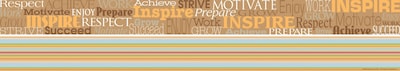 Barker Creek Word Wall - Inspire Double Sided Trim, 35 L x 3 W, 12/Pack