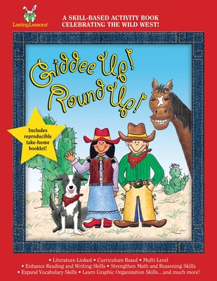 Barker Creek Giddee Up! Round Up! Activity Book, 4 - 9 Age