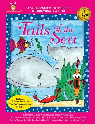 Barker Creek Tails of the Sea Activity Book, 4 - 9 Age