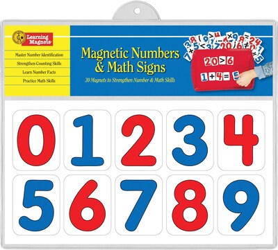 Learning Magnets® Number and Math Sign, 4 - 9 Age
