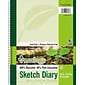 Pacon Ecology 8.5" x 11" Spiral Bound Sketch Pad, 70 Sheets/Pad (PAC4798)