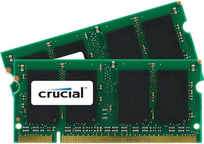 Crucial Technology CT2K2G2S800M DDR2 (200-Pin SO-DIMM) MAC Memory, 4GB