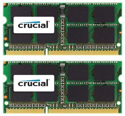 Crucial Technology CT2K4G3S160BM DDR3 (204-Pin SO-DIMM) Laptop Memory, 8GB