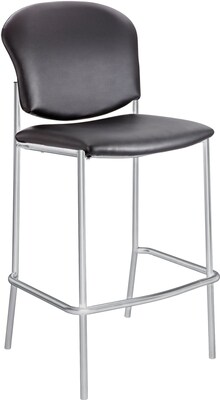 Safco® 4195 Fabric Diaz Bistro Chair; Black Vinyl