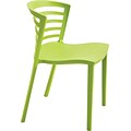 Safco Entourage Stacking Chair, Grass, 4/Pack (4359GS)
