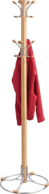 Safco® 4611 Bamboo Costumer, Natural