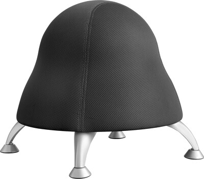 Safco Runtz Fabric Ball Chair, Black (4755BL)