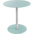 Safco® 5095 Glass Accent Table, White