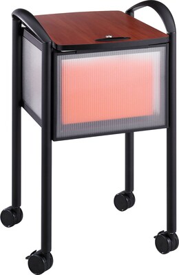 Safco Impromptu Metal File Cart, Black (5374BL)
