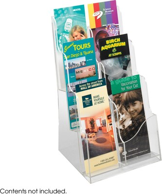 Safco Magazine Holder, 9 x 15, Clear Acrylic (5635CL)