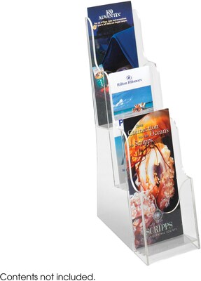 Safco Literature Holder, 4.5 x 15, Clear Acrylic (5638CL)
