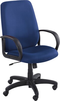 Safco® Poise® 6300 Executive High Back Seating; Blue