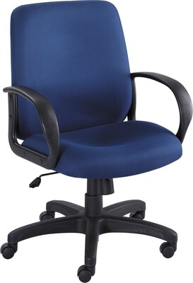 Safco® Poise® 6301 Executive Mid Back Seating; Blue