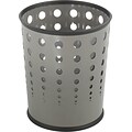 Safco 6 gal. Polyvinyl Chloride Trash Can without Lid; Gray