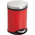 Safco® 9900 Stainless Steel Medical Receptacle, Red, 1.5 gal. (9900RD)