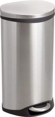 Safco 9902 Stainless Steel Medical Receptacle, Silver, 7.5 gal. (9902SS)