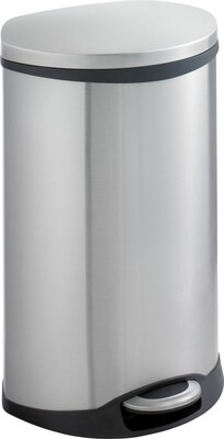Safco 9903 7.5 Gallons, Medical Receptacle, Stainless Steel (9903SS)