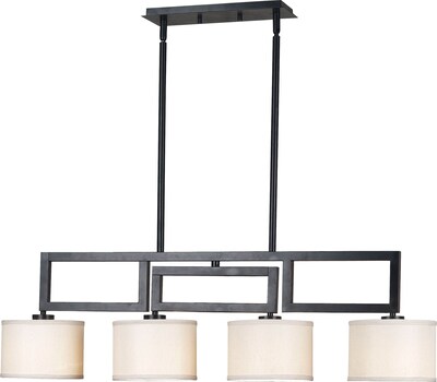 Kenroy Home Endicott 4 Light Island Light, Oil Rubbed Bronze Finish