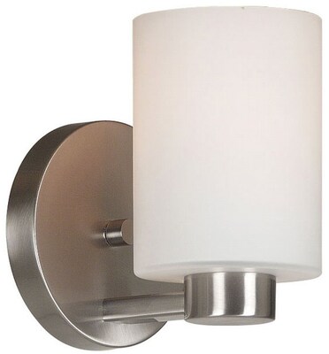 Kenroy Home Encounters 1 Light Wall Sconce, Brushed Steel Finish