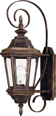 Kenroy Home Estate 1 Light Small Wall Lantern, Antique Patina Finish