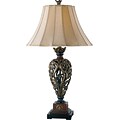 Kenroy Home Iron Lace Table Lamp, Golden Ruby Finish