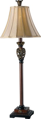 Kenroy Home Iron Lace Buffet Lamp, Golden Ruby Finish