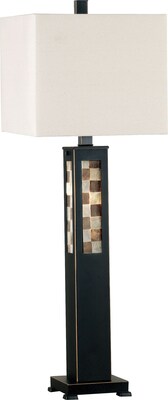 Kenroy Home Windowpane Table Lamp; Oil Rubbed Bronze Finish
