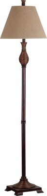 Kenroy Home Santiago Floor Lamp, Natural Red Finish